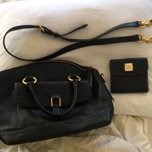 Dooney and Bourke Florentine leather satchel. Gently used in great condition.